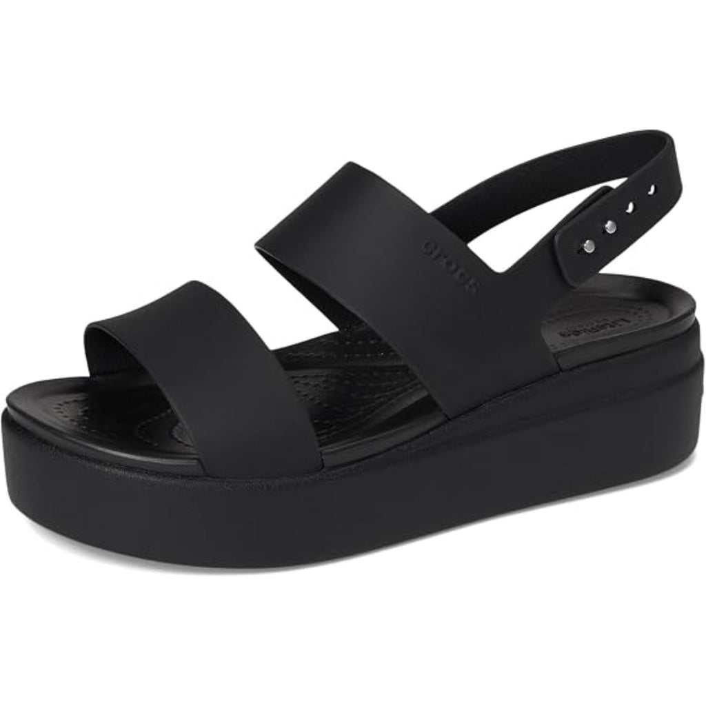 Women's Brooklyn Low Wedge Sandals (Black/Black)