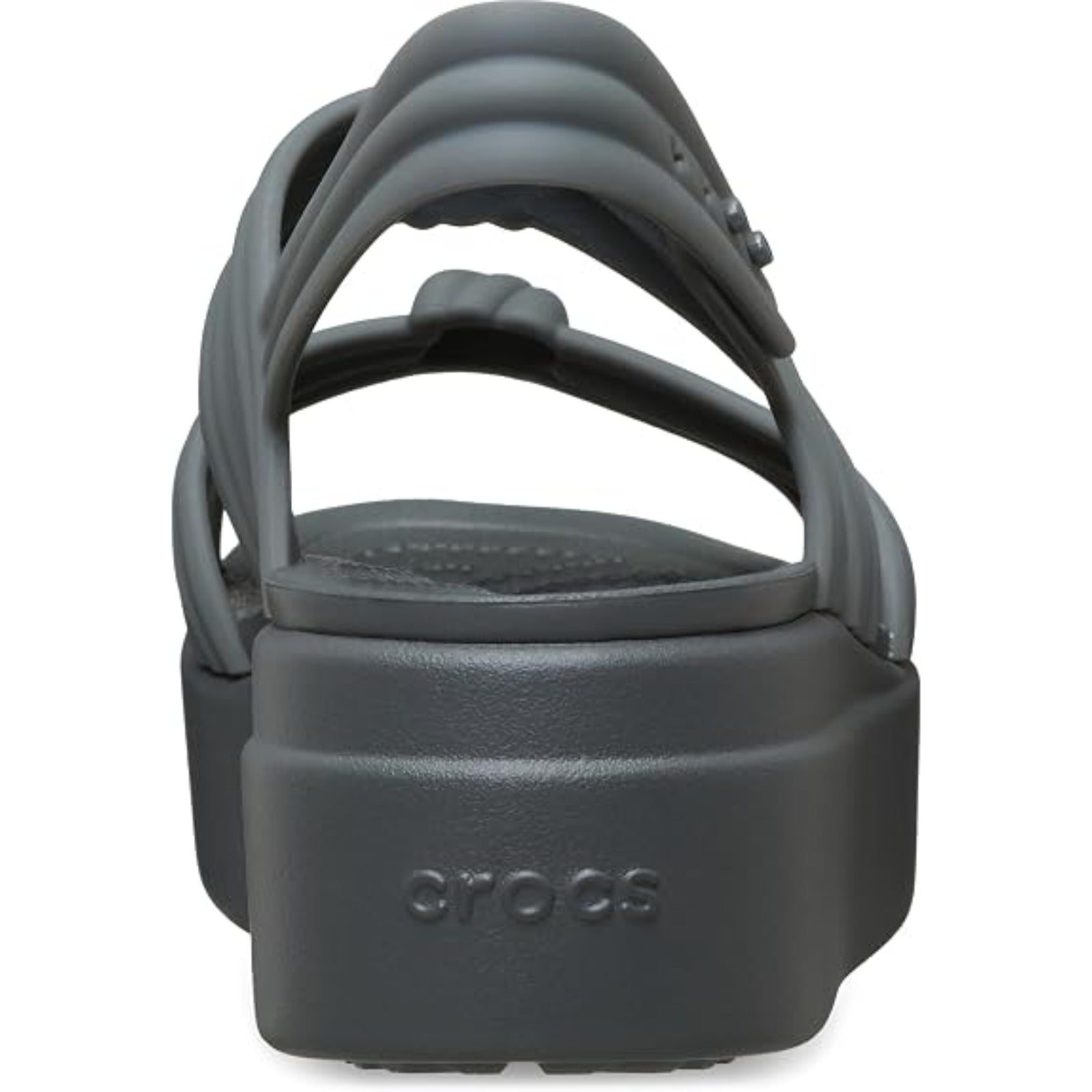 Crocs Women's Brooklyn Low Wedge Sandals (Carbon Knot)