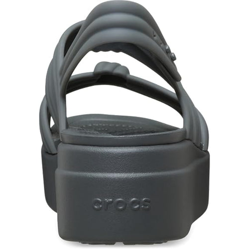 Crocs Women's Brooklyn Low Wedge Sandals (Carbon Knot)