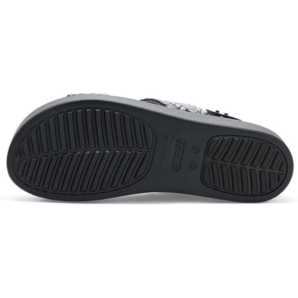 Women's Brooklyn Low Wedge Sandals (Black Sparkle)