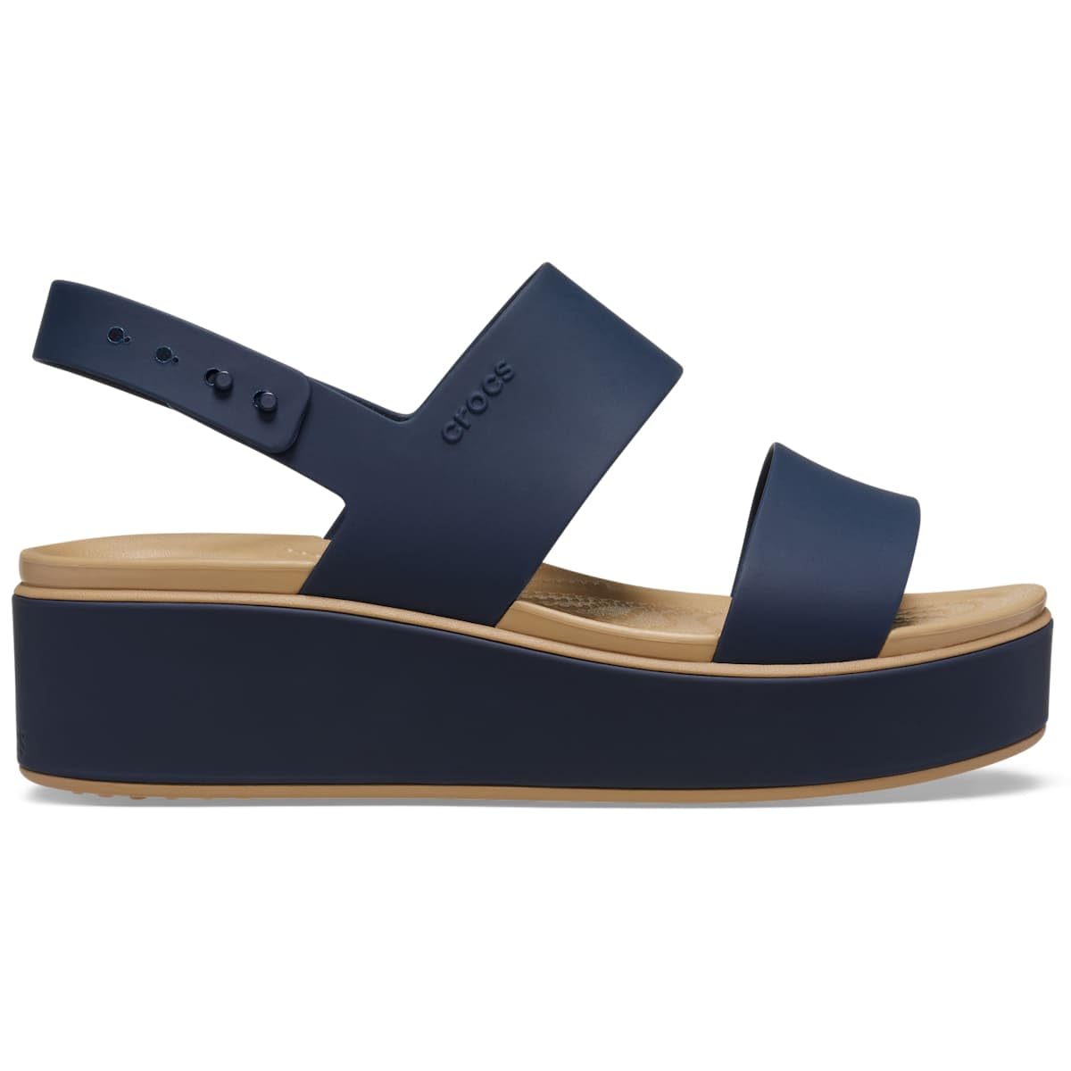 Women's Brooklyn Low Wedge Sandals (Navy/Cashew)