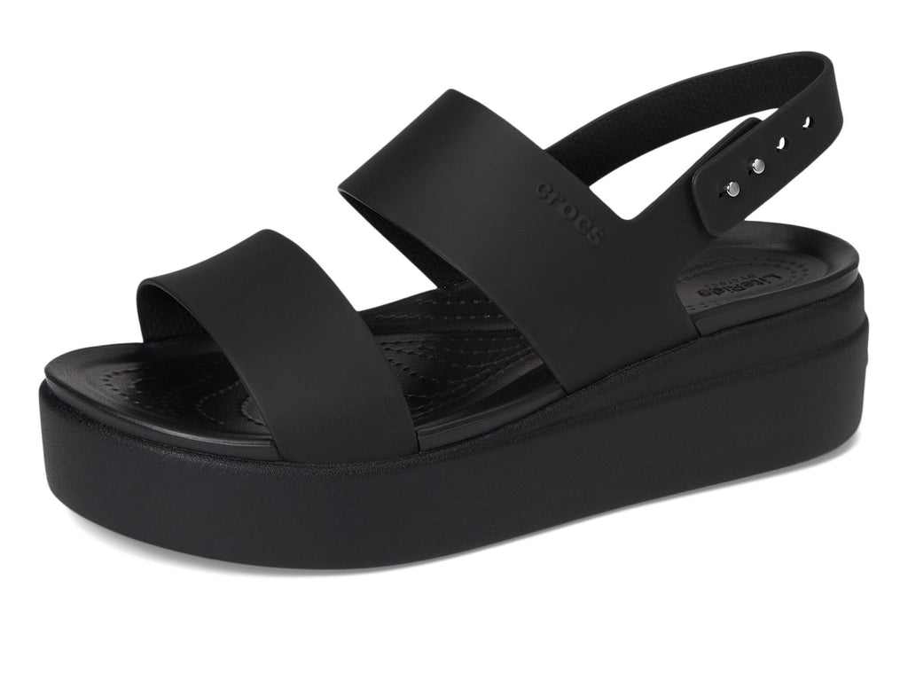 Women's Brooklyn Low Wedge Sandals (Black/Black)