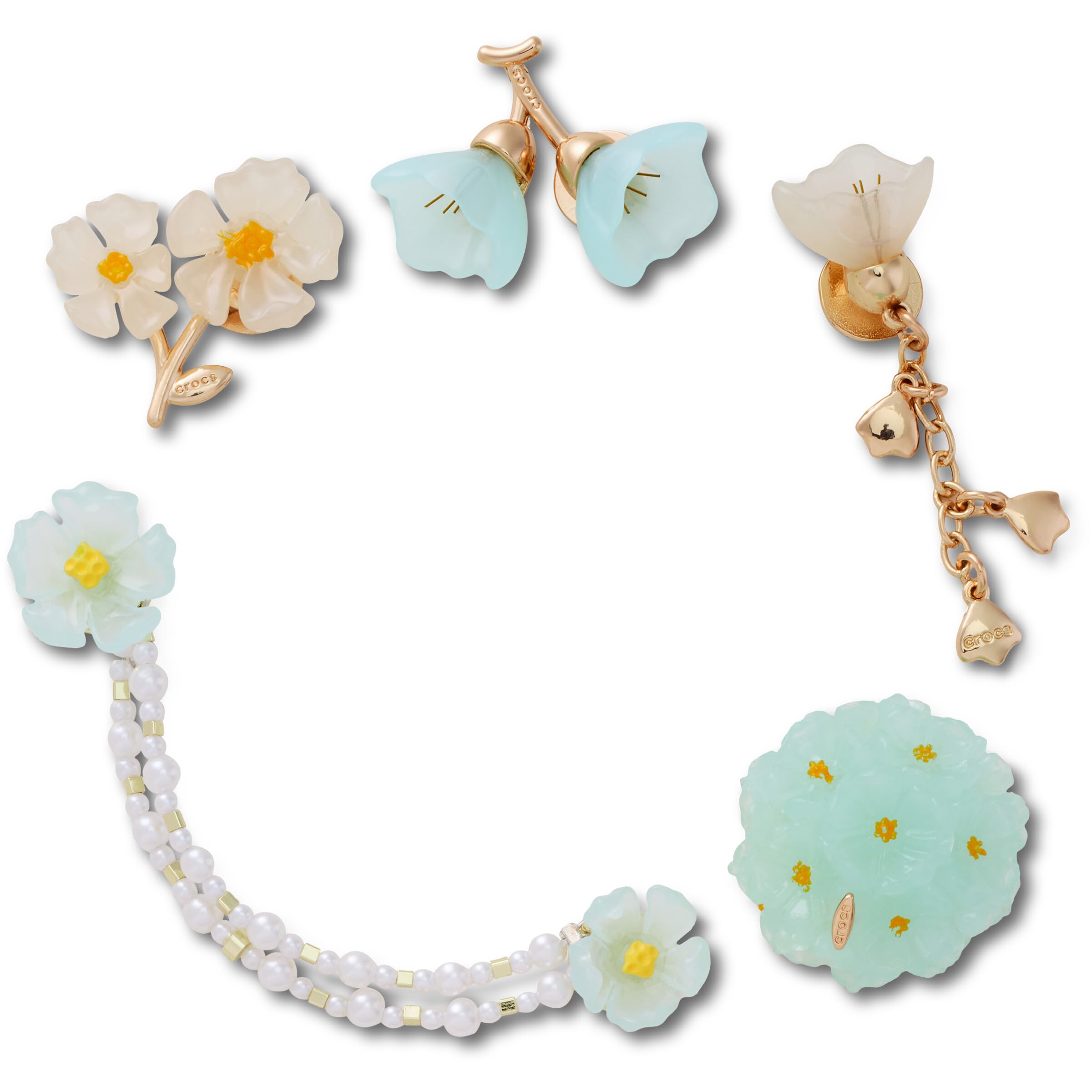 Flowers Shoe Charm Packs