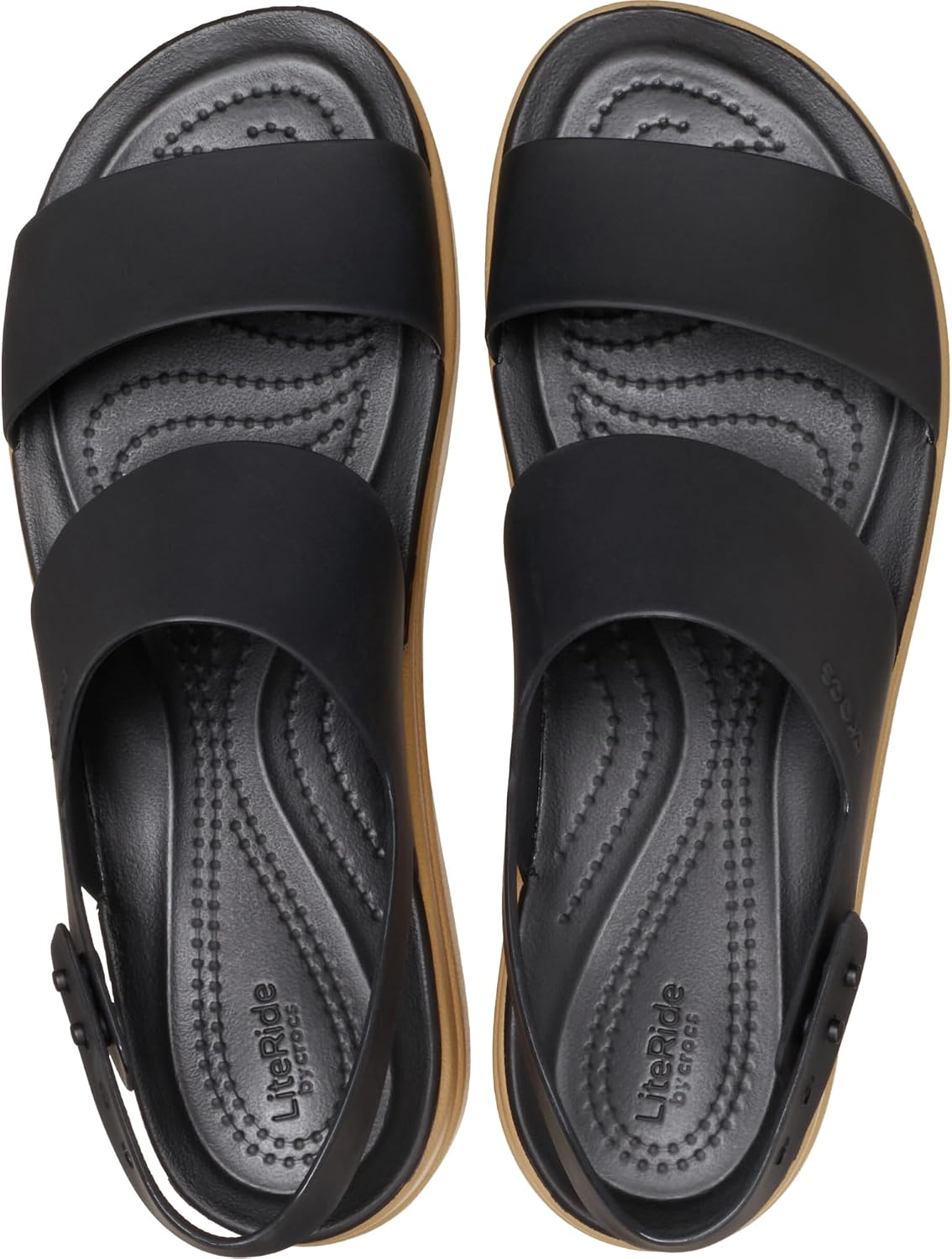 Women's Brooklyn Low Wedge Sandals （Black/Cashew）