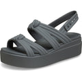 Crocs Women's Brooklyn Low Wedge Sandals (Carbon Knot)