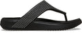 Women's Getaway Triangle Flip Flops (Black Gems)