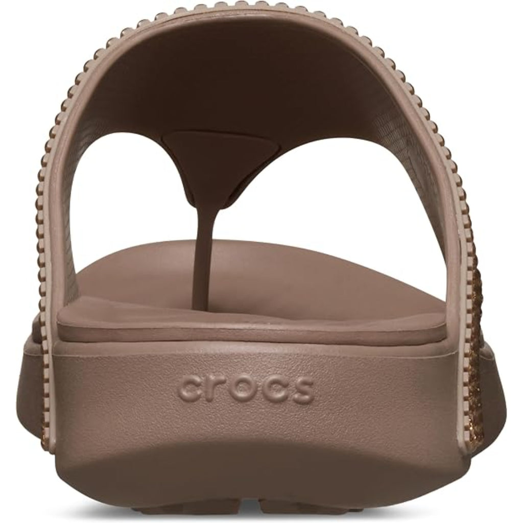 Women's Getaway Triangle Flip Flops (Latte Gems)
