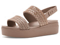 Women's Brooklyn Low Wedge Sandals (Latte Sparkle)