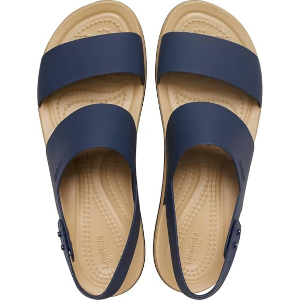 Women's Brooklyn Low Wedge Sandals (Navy/Cashew)