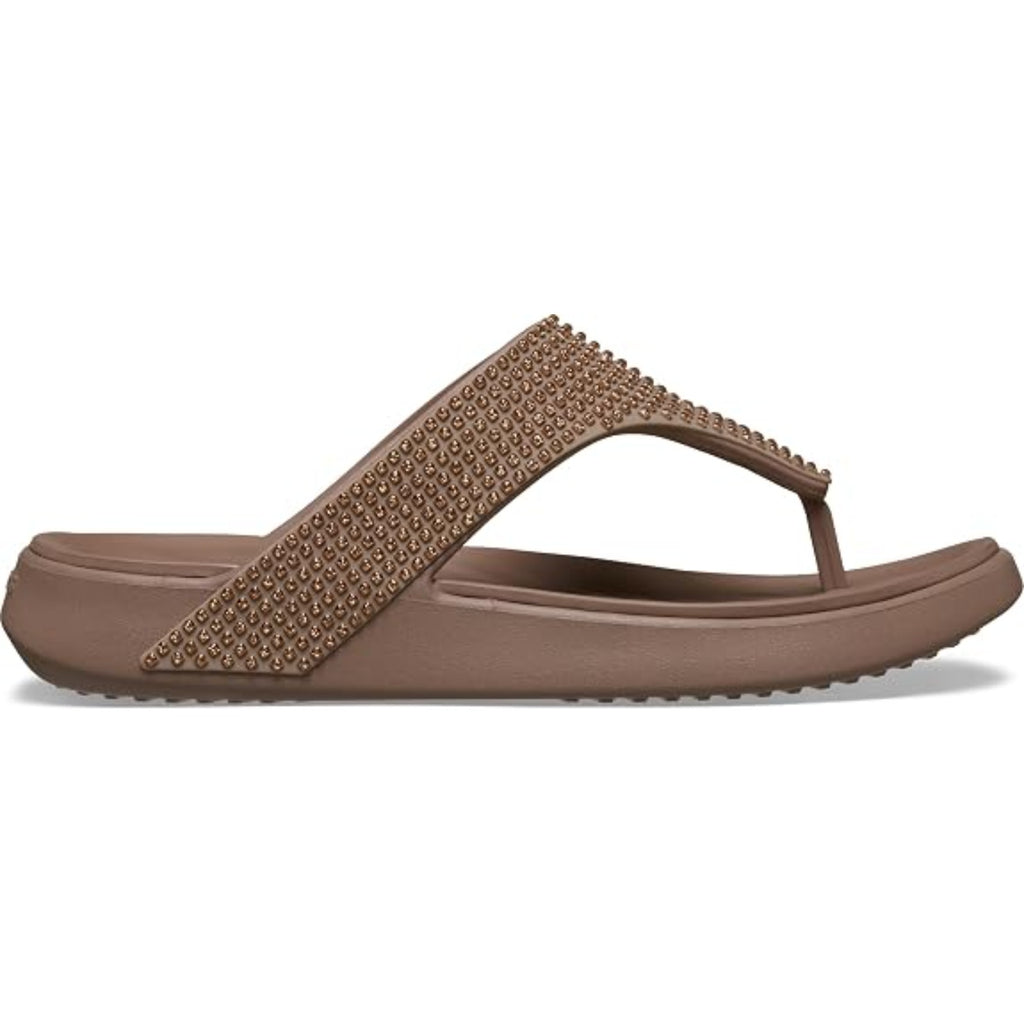 Women's Getaway Triangle Flip Flops (Latte Gems)