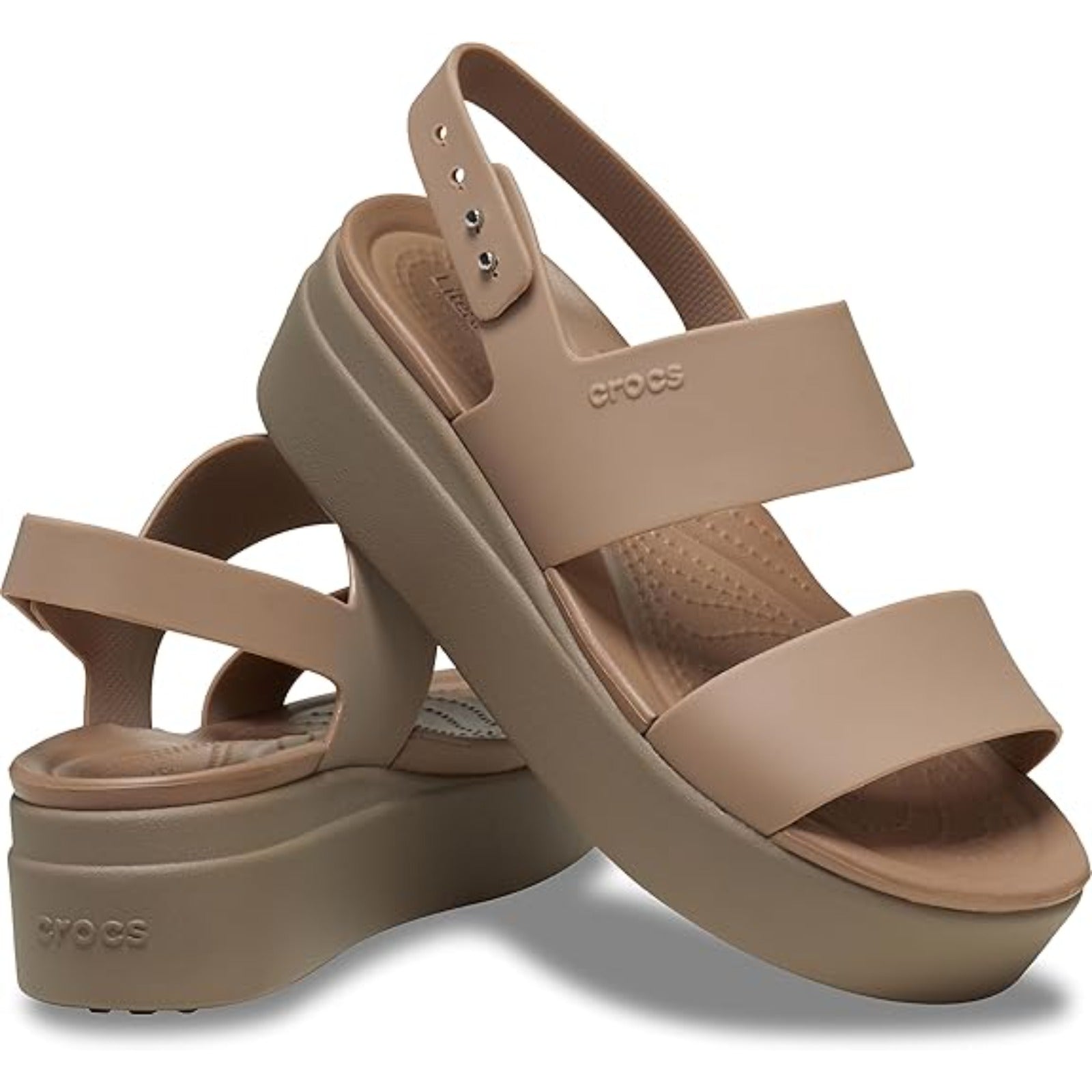 Women's Brooklyn Low Wedge Sandals (Latte/Mushroom)