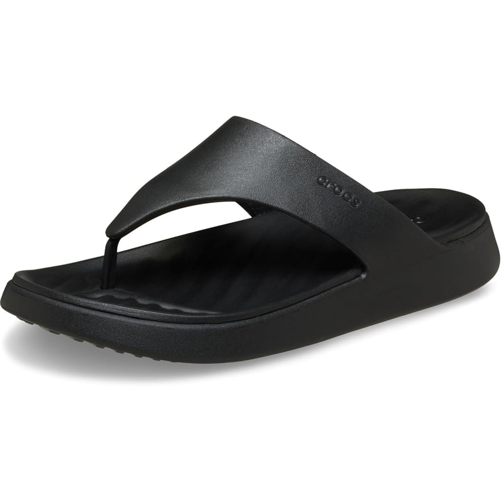 Women's Getaway Triangle Flip Flops (Black/Black)