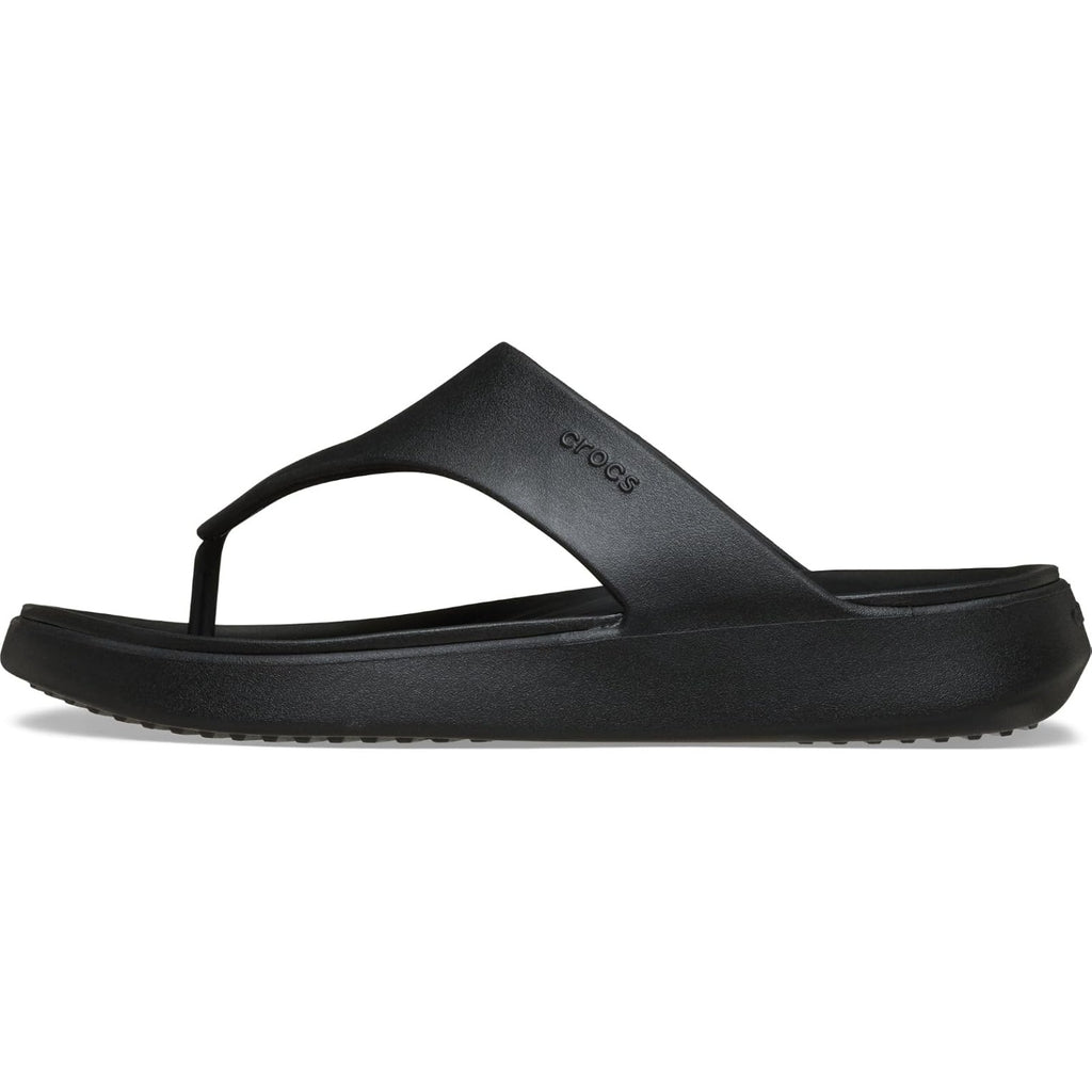 Women's Getaway Triangle Flip Flops (Black/Black)