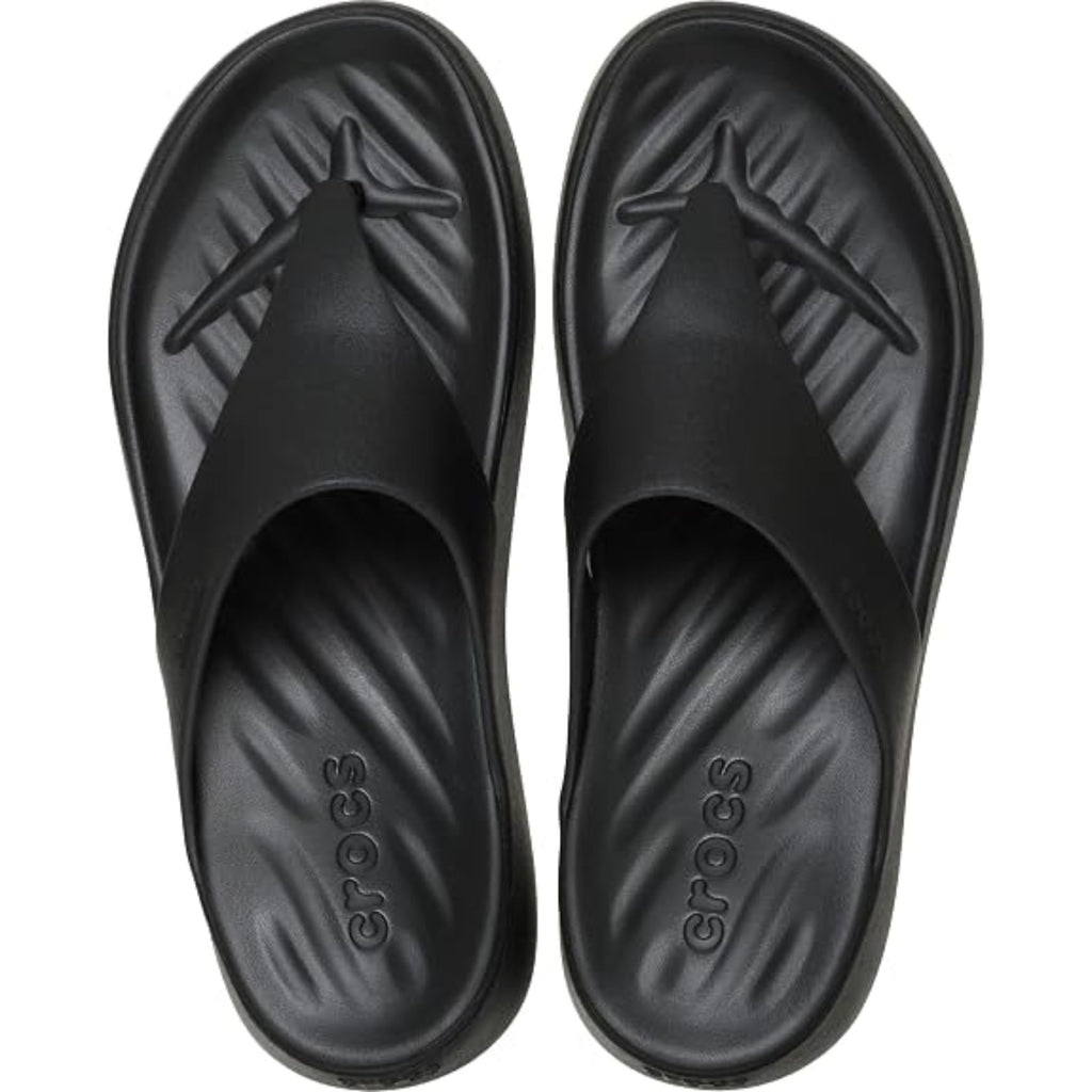 Women's Getaway Triangle Flip Flops (Black/Black)