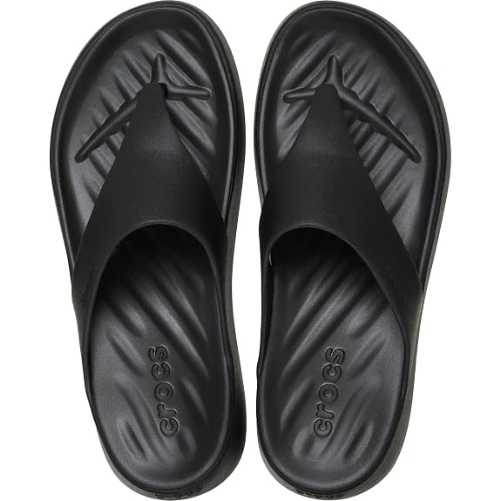 Women's Getaway Triangle Flip Flops (Black/Black)