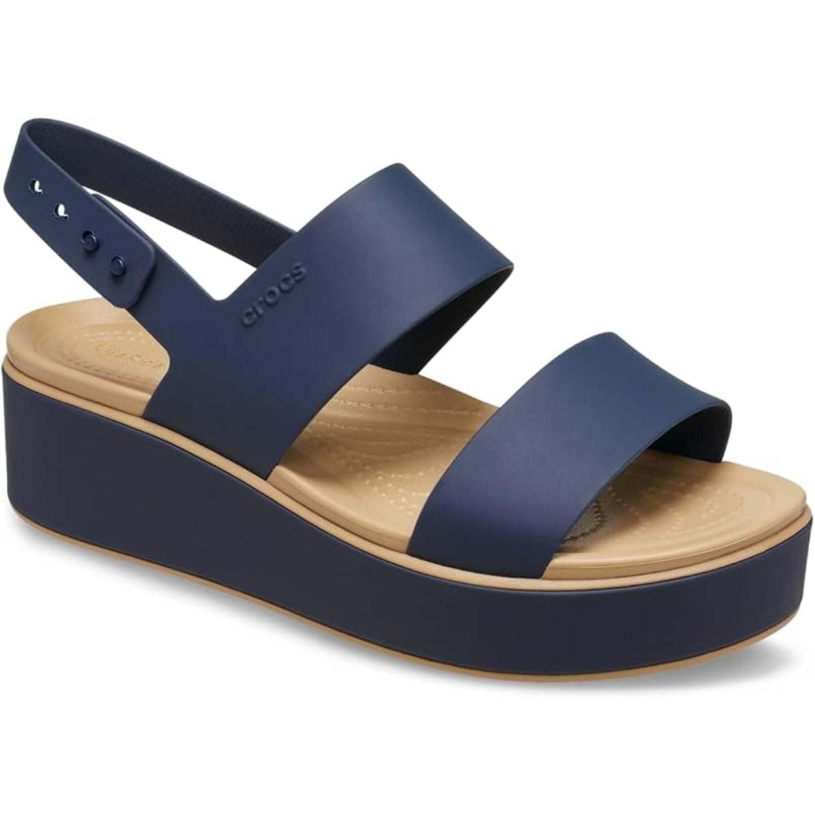 Women's Brooklyn Low Wedge Sandals (Navy/Cashew)
